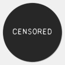 Recherche de censuré autocollants Noir