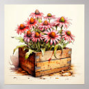 Recherche de fleurs mignonnes posters Illustration florale