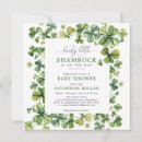 Recherche de shamrock baby shower invitations Calligraphie