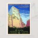 Recherche de zion national park cartes postales Paysage