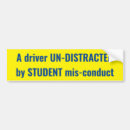 Recherche de conducteur distrait voiture autocollants Conduite
