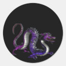 Recherche de dragon bleu autocollants Conte de fées