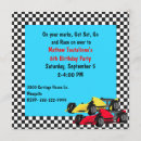 Recherche de voiture carrées invitations Enfants