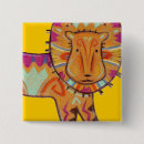 Recherche de lions africains badges Jungle