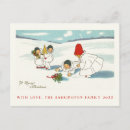 Recherche de scène de neige cartes postales Hiver