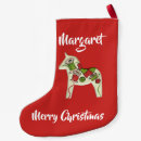 Recherche de chevaux chaussette de noël Dala
