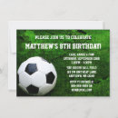 Recherche de soccer 11x16 invitations Fille