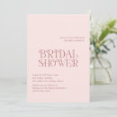 Recherche de blush pink bridal shower invitations Élégant