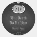 Recherche de damassé mariage autocollants Élégant