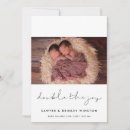Recherche de double joie 13x18 invitations Jumeaux