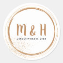 Recherche de glitter mariage autocollants Monogramme