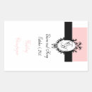 Recherche de joint de rectangles mariage autocollants Pour tous