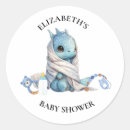 Recherche de dragon bleu autocollants Bébé