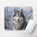 Recherche de malamute tapis souris Hiver