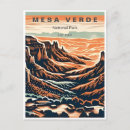 Recherche de mesa verde cartes postales Vintage