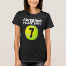 Recherche de 7 year old birthday tshirts Awesome