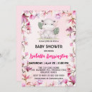 Recherche de hippo baby shower invitations Floral