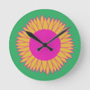 Recherche de tournesol orange horloges Floral
