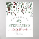 Recherche de décoration pour noël posters Baby shower d'hiver