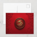 Recherche de dragons chinois cartes postales Année du dragon