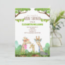Recherche de famille de girafe invitations Jungle