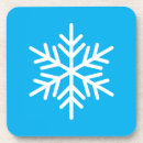 Recherche de flocon neige de dessous de verres Blanc
