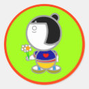Recherche de caractères japonais autocollants Fille