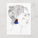 Recherche de esquisse cartes postales Femme