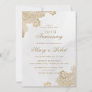 Recherche de 50 ans mariage anniversaire invitations Calligraphie de script