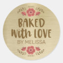 Recherche de baked with love autocollants Boulangerie