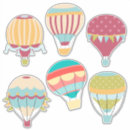 Recherche de ballon à air chaud autocollants Motif