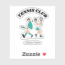 Recherche de court de tennis autocollants Raquette