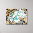 Recherche de plage de coquille art Toile