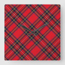 Recherche de tartan horloges Rouge