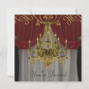 Recherche de gala noël invitations Rouge