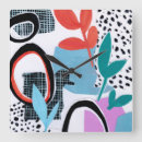 Recherche de noir et blanc abstrait horloges Points