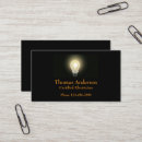 Recherche de entrepreneurs électriques cartes visite Ampoule