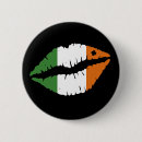 Recherche de trèfle chanceux de shamrock badges Drapeau irlandais