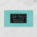 Recherche de pois turquoise cartes visite Chic