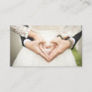Recherche de coeur romantique cartes visite Romance