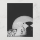 Recherche de pièce de monnaie cartes postales Vintage