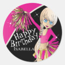 Recherche de pom pom girl autocollants Parti