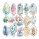 Recherche de pierres précieuses autocollants Cristaux