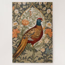 Recherche de faisans puzzles William morris