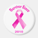 Recherche de ruban rose de cancer magnets Survivant