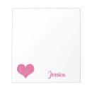 Recherche de coeurs roses blocsnotes Mignon