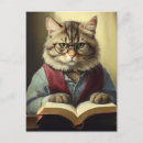 Recherche de chat anthropomorphe cartes postales Anthropomorphique