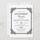 Recherche de brunch fiançailles invitations Minimaliste