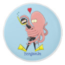 Recherche de poulpe boutons et poignées de porte Sous la mer