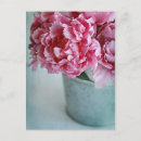 Recherche de fleurs de bouquet cartes postales Pivoines